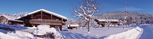 Museumsdorf Finsterau im Winter, Bayerischer Wald