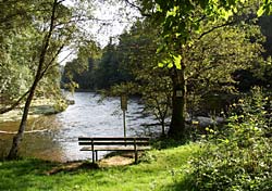 Zusammenfluß von Ohe und Ilz, Fürsteneck im Bayerwald