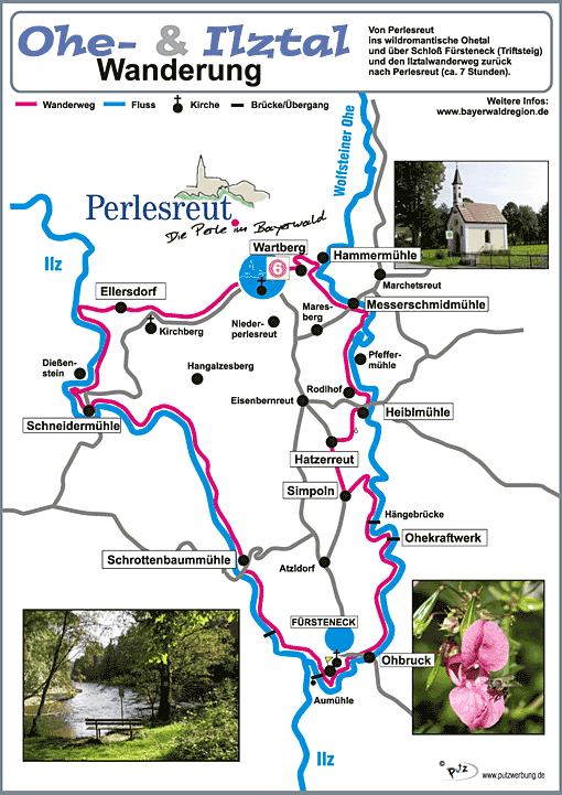Ohe- und Ilz-Wanderweg, Bayerischer Wald